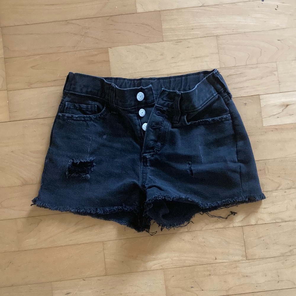 Black Old navy jean shorts